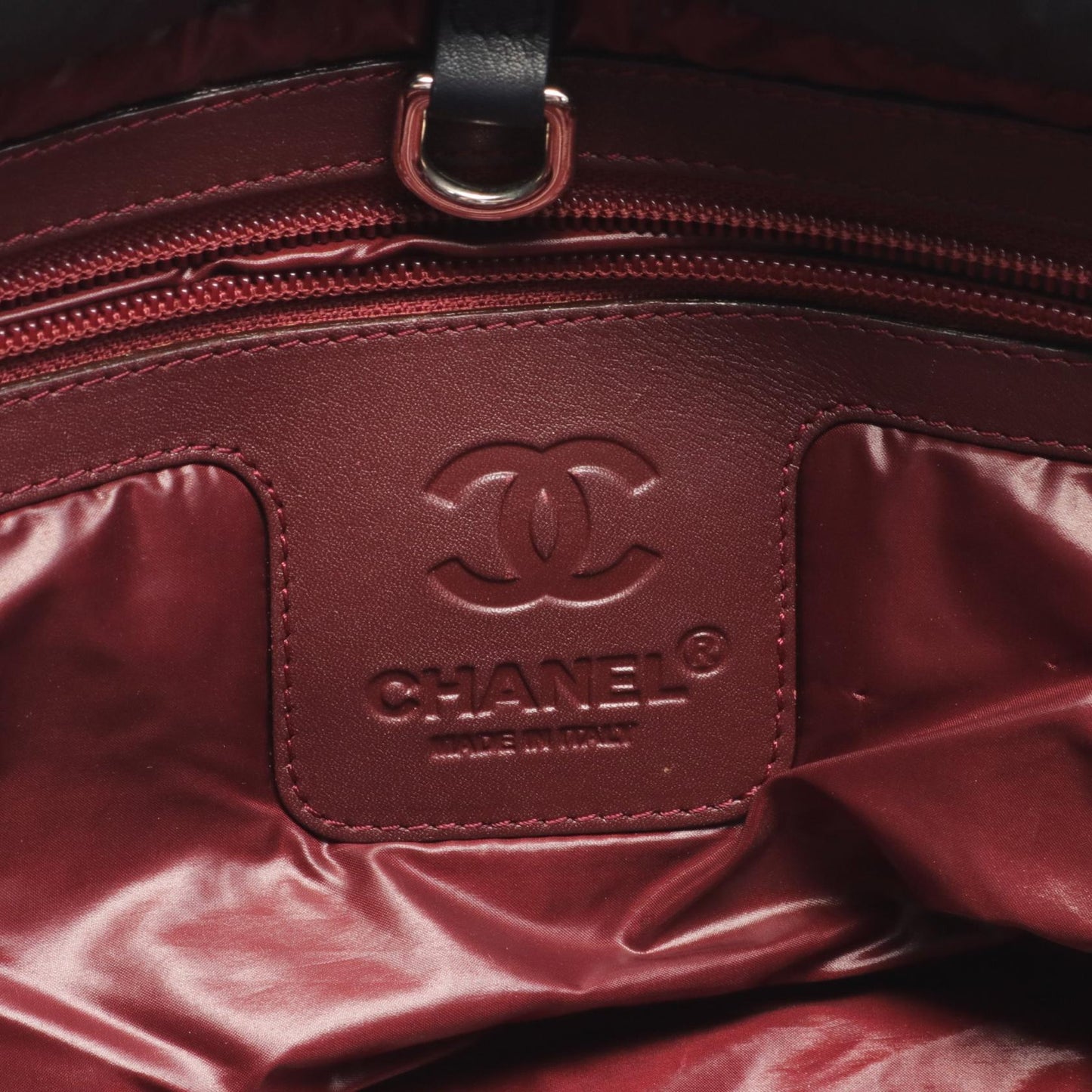 Chanel Coco Cocoon Small Tote Bag Nylon Leather