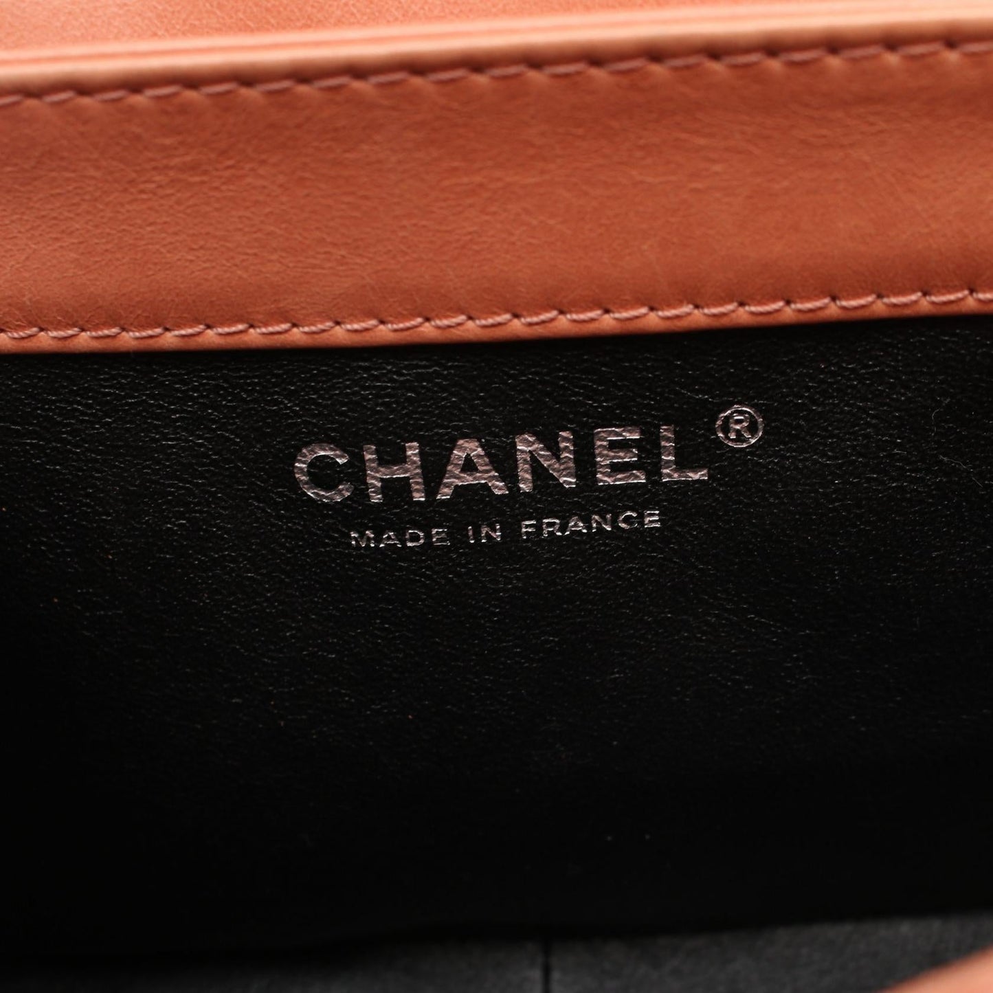Chanel Leather Shoulder Bag Brown/Black