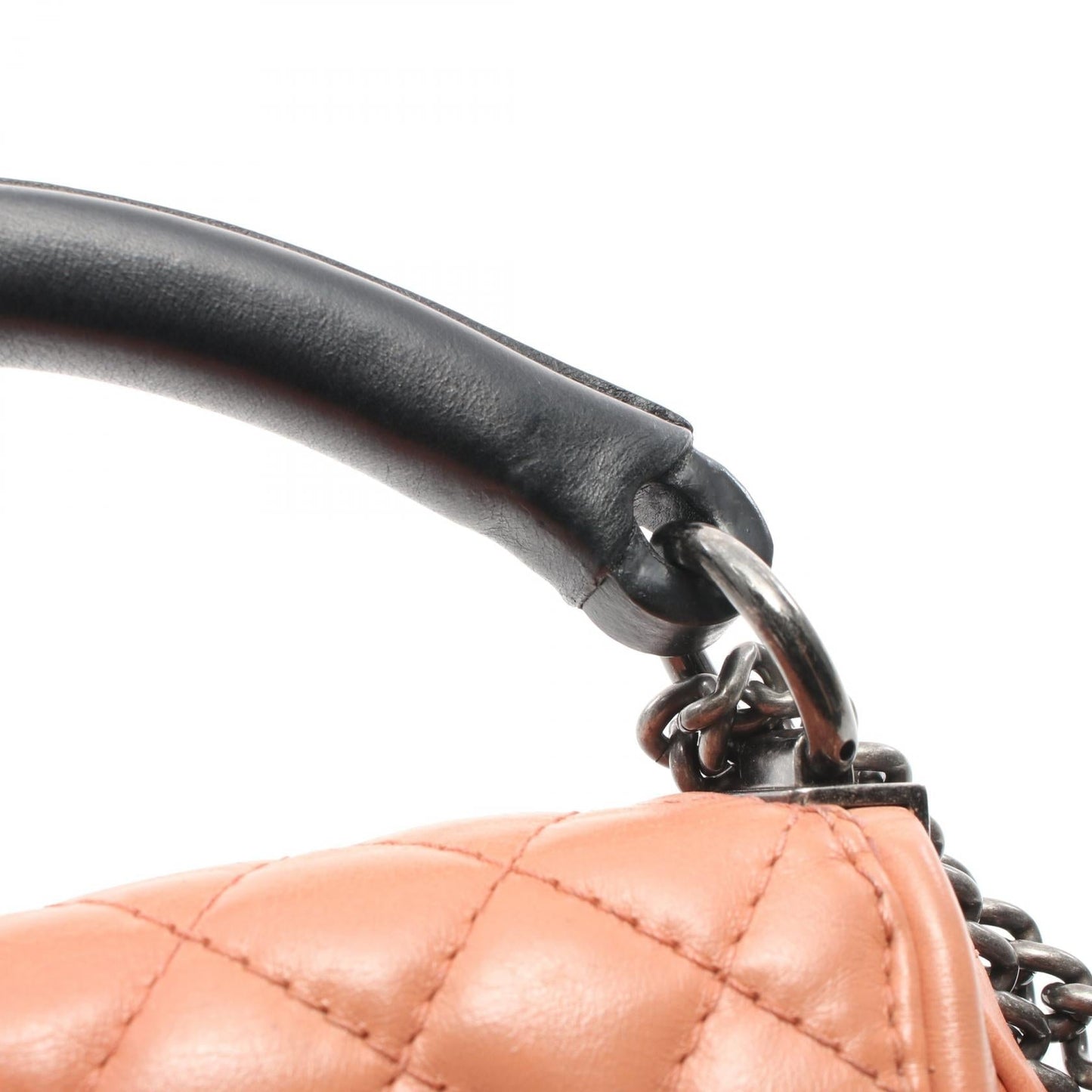 Chanel Leather Shoulder Bag Brown/Black