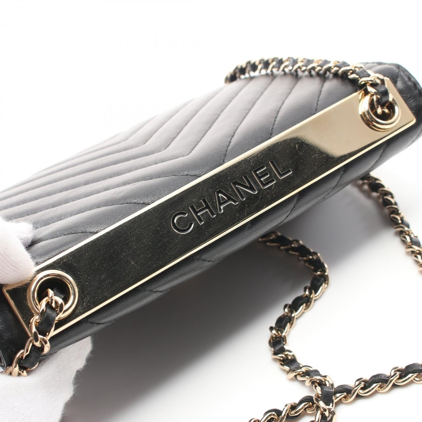 Chanel Trendy CC V-Stitch Lambskin Shoulder Bag