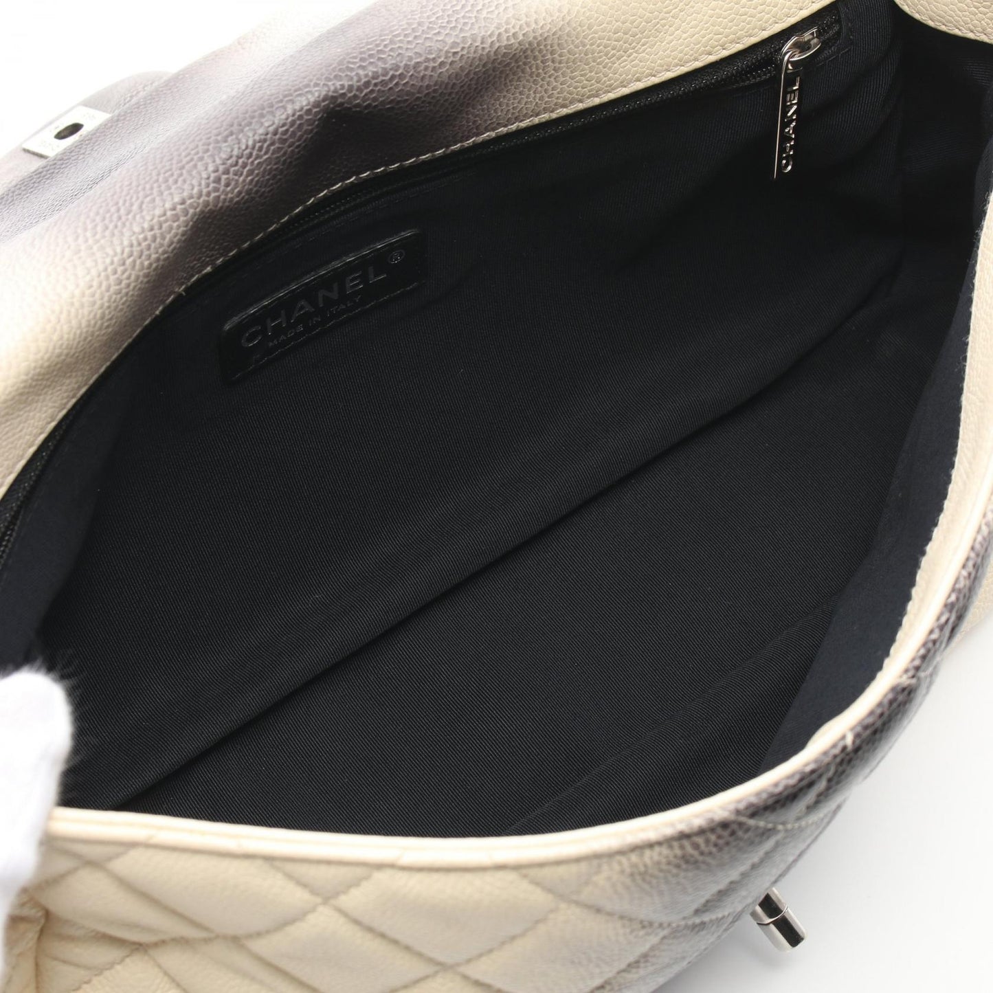 Chanel Leather Single Flap Shoulder Bag