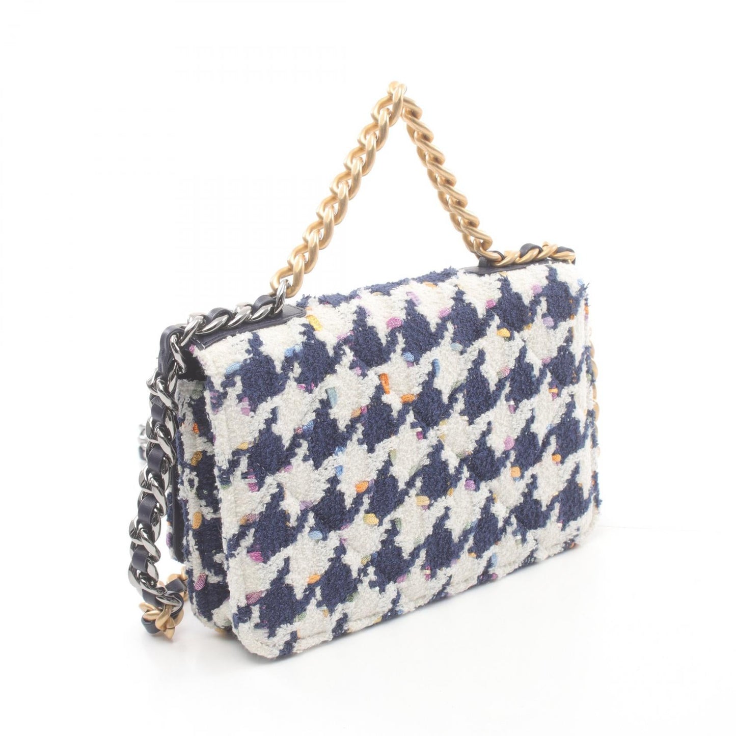 Chanel 19 Fabric Shoulder Bag Multicolor