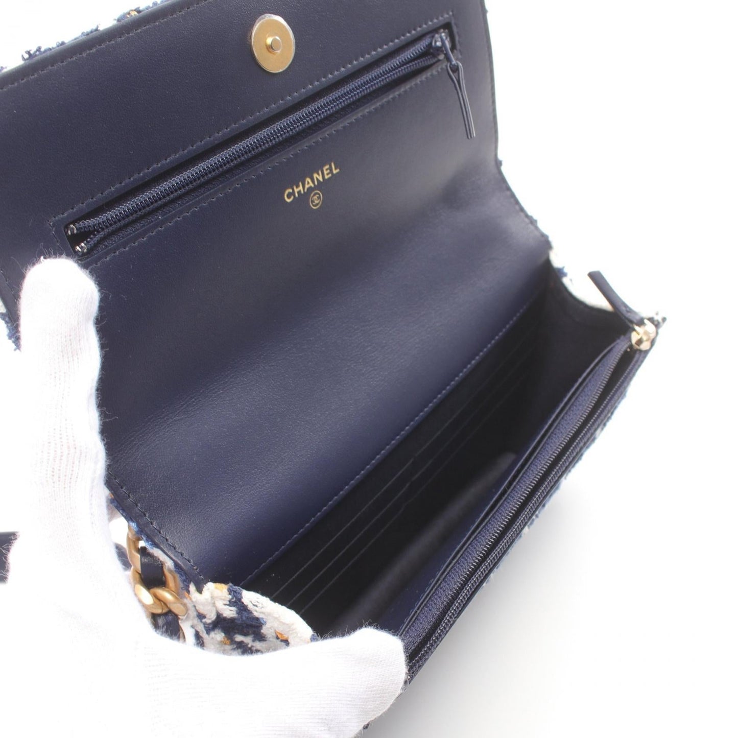 Chanel 19 Fabric Shoulder Bag Multicolor