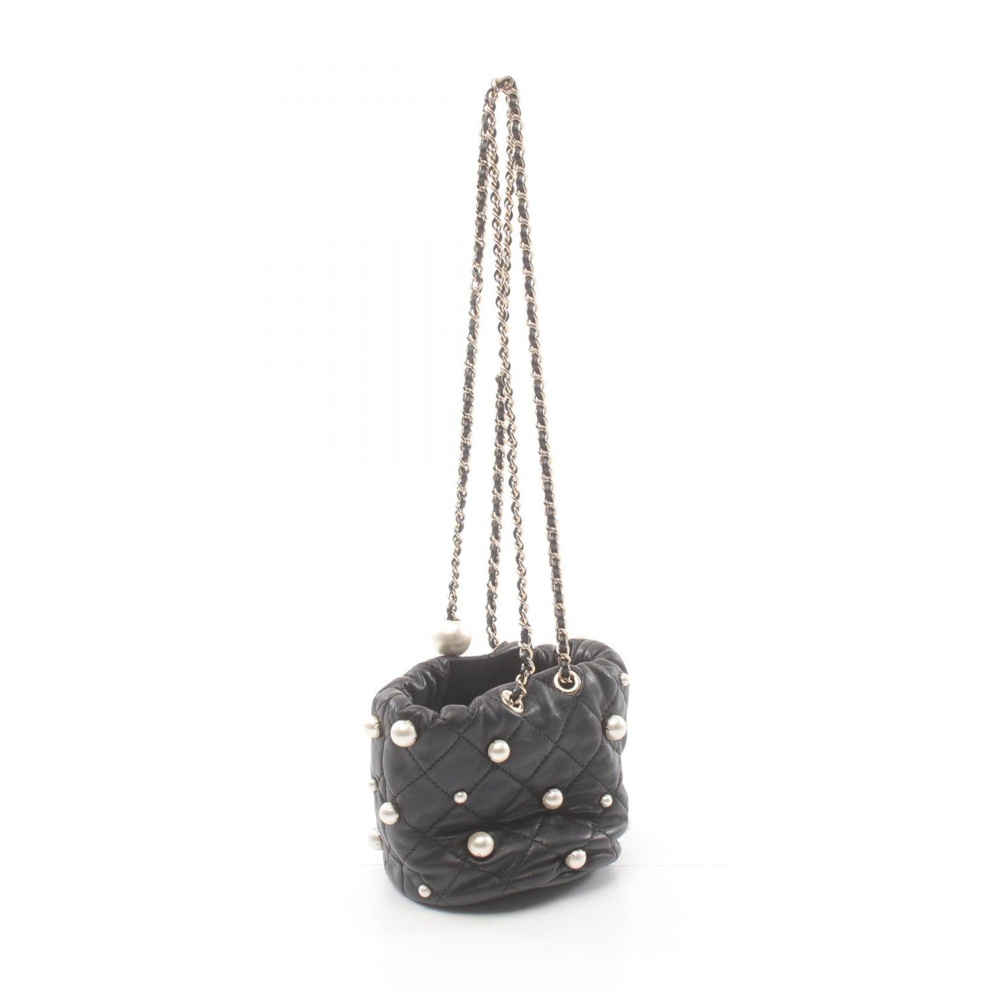 Chanel Matelasse Lambskin Shoulder Bag Black