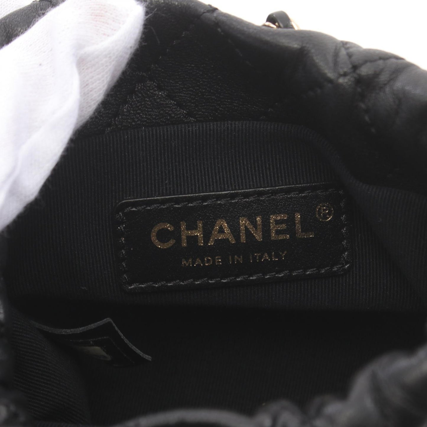 Chanel Matelasse Lambskin Shoulder Bag Black