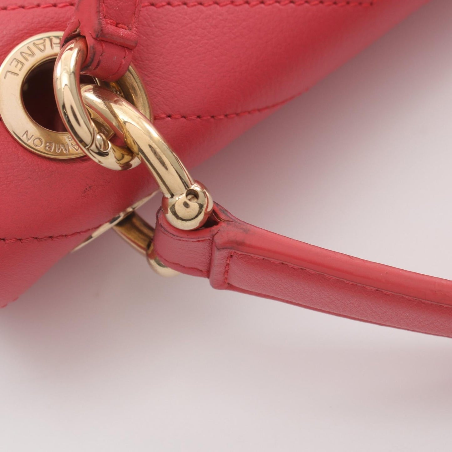 Chanel Leather V-Stitch Backpack AS0640