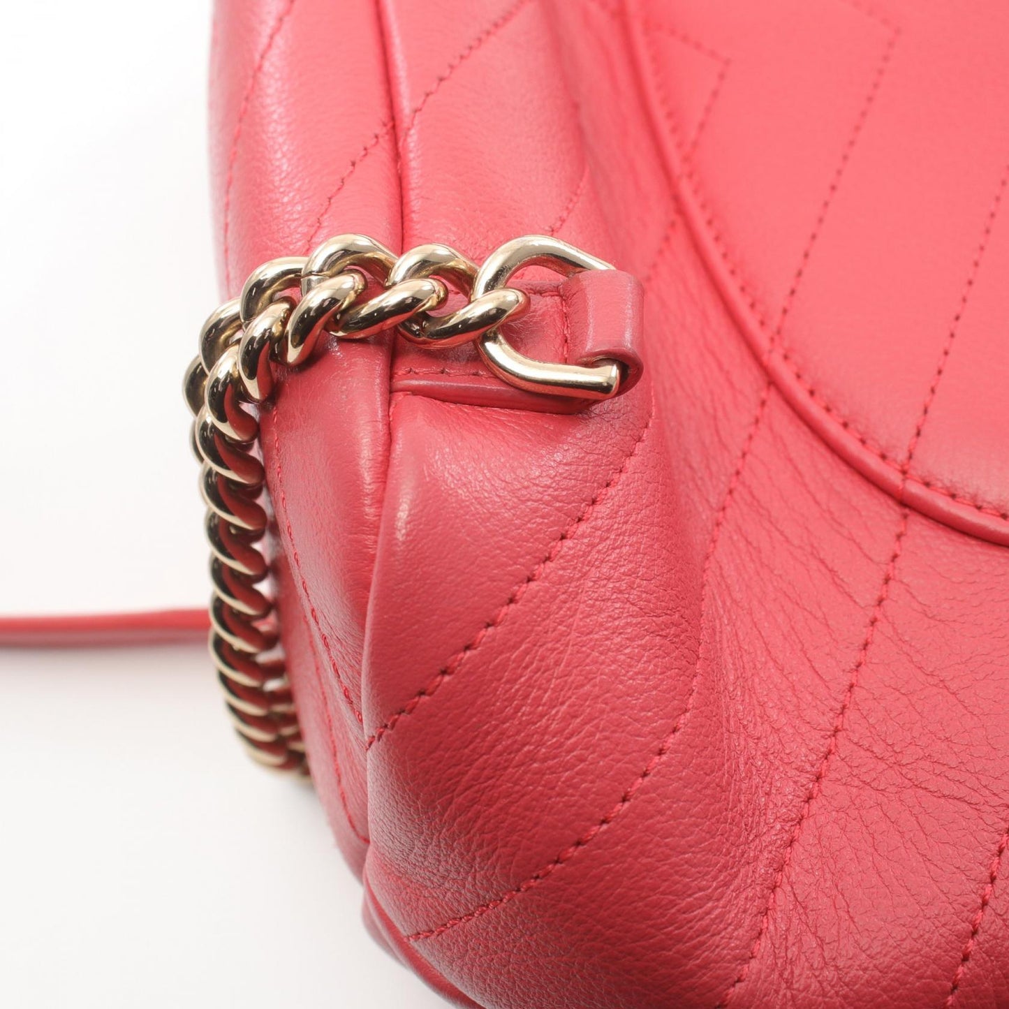 Chanel Leather V-Stitch Backpack AS0640
