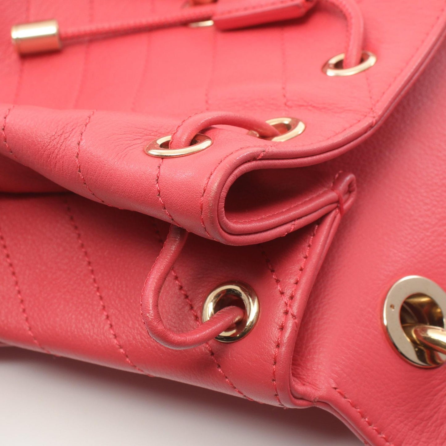 Chanel Leather V-Stitch Backpack AS0640