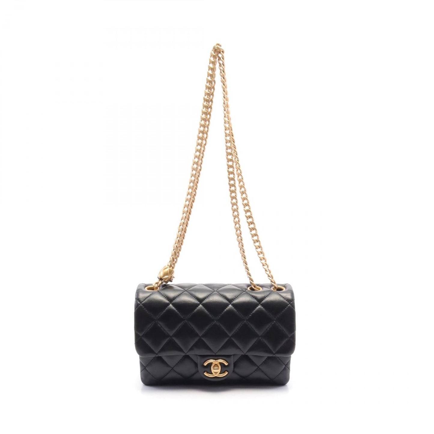 Chanel Leather Matelasse Shoulder Bag AS3393