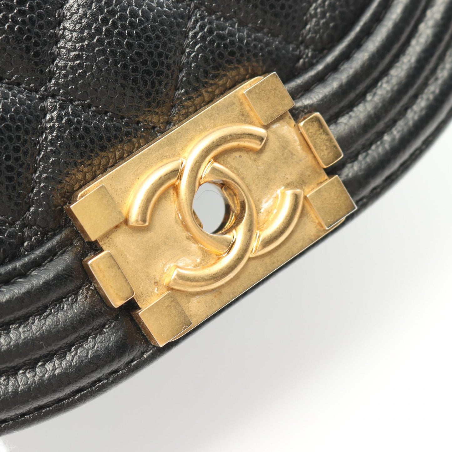 Chanel Boy Small Shoulder Bag Black Caviar