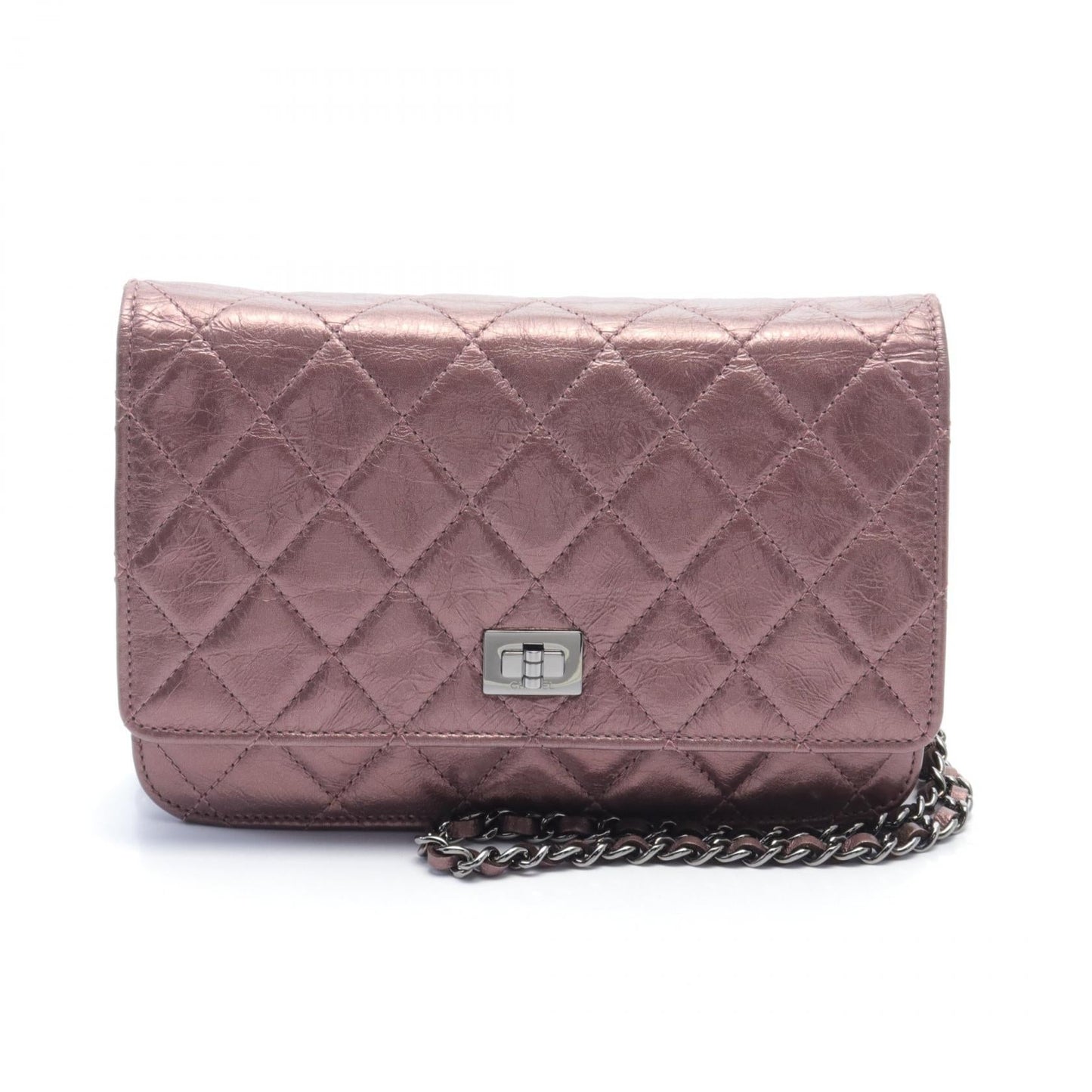 Chanel Re-Issue Matelasse Wallet on Chain Leather Other in Great Condition