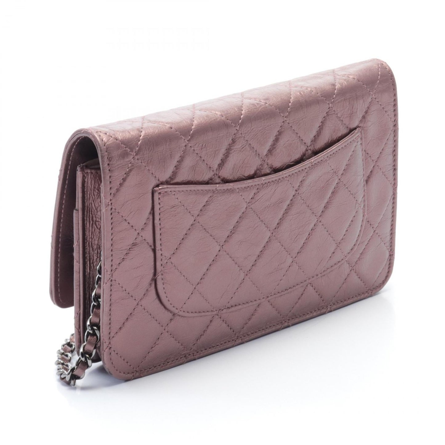 Chanel Re-Issue Matelasse Wallet on Chain Leather Other in Great Condition