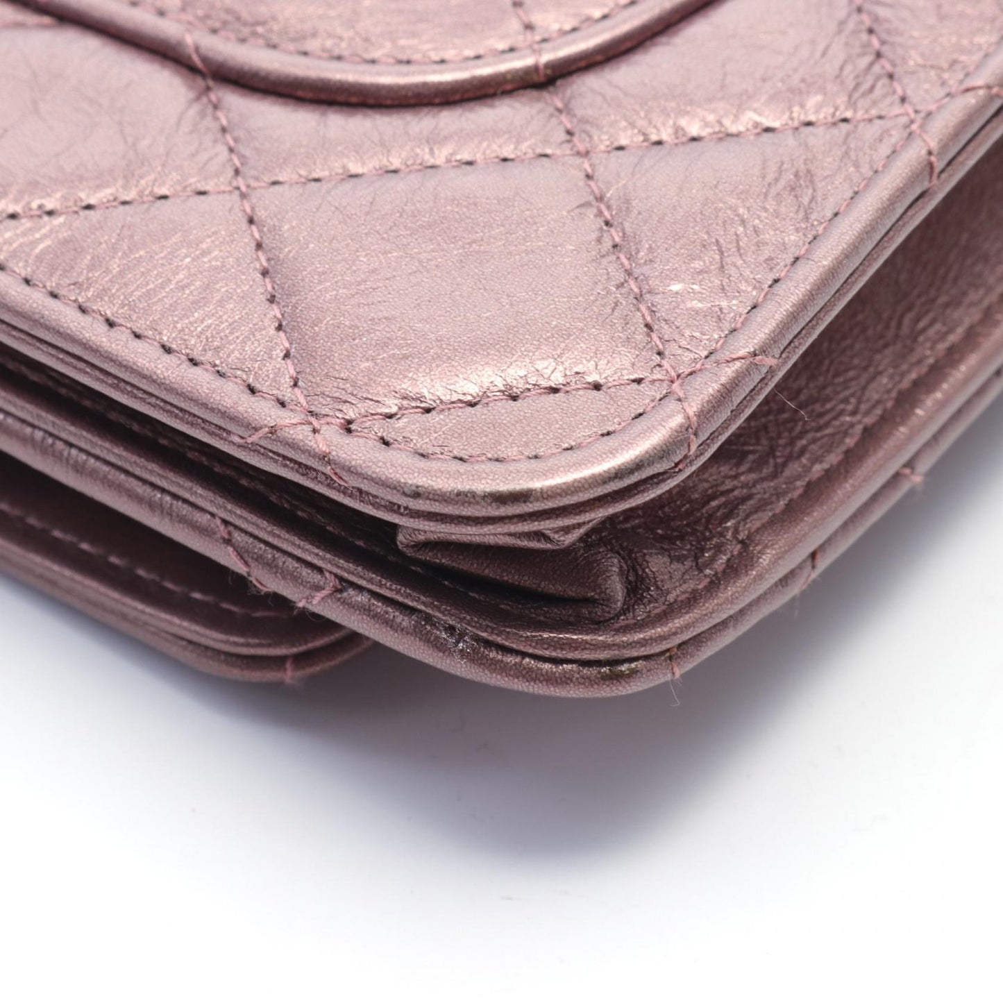 Chanel Re-Issue Matelasse Wallet on Chain Leather Other in Great Condition