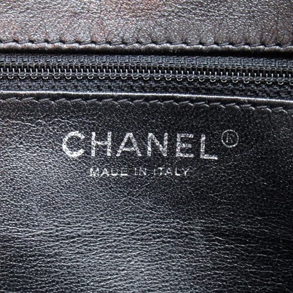 Chanel Quilted CC Caviar Bowler Bag Leather Handbag in Great Condition