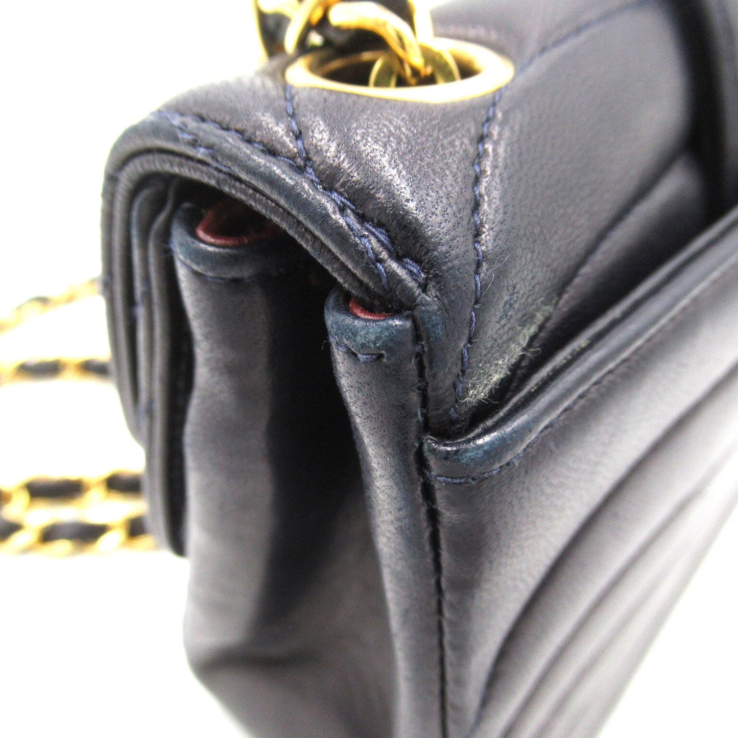 Chanel Mademoiselle Chain Shoulder Bag Leather Shoulder Bag 2417331 in New Condition