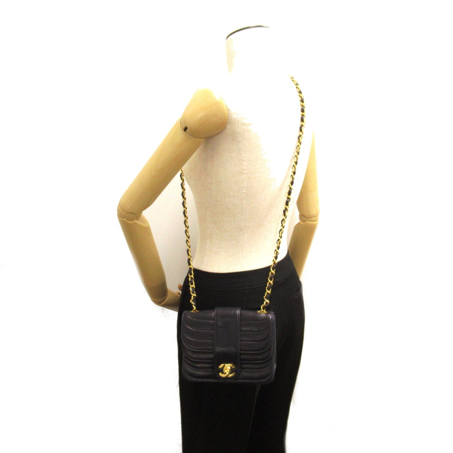 Chanel Mademoiselle Chain Shoulder Bag Leather Shoulder Bag 2417331 in New Condition