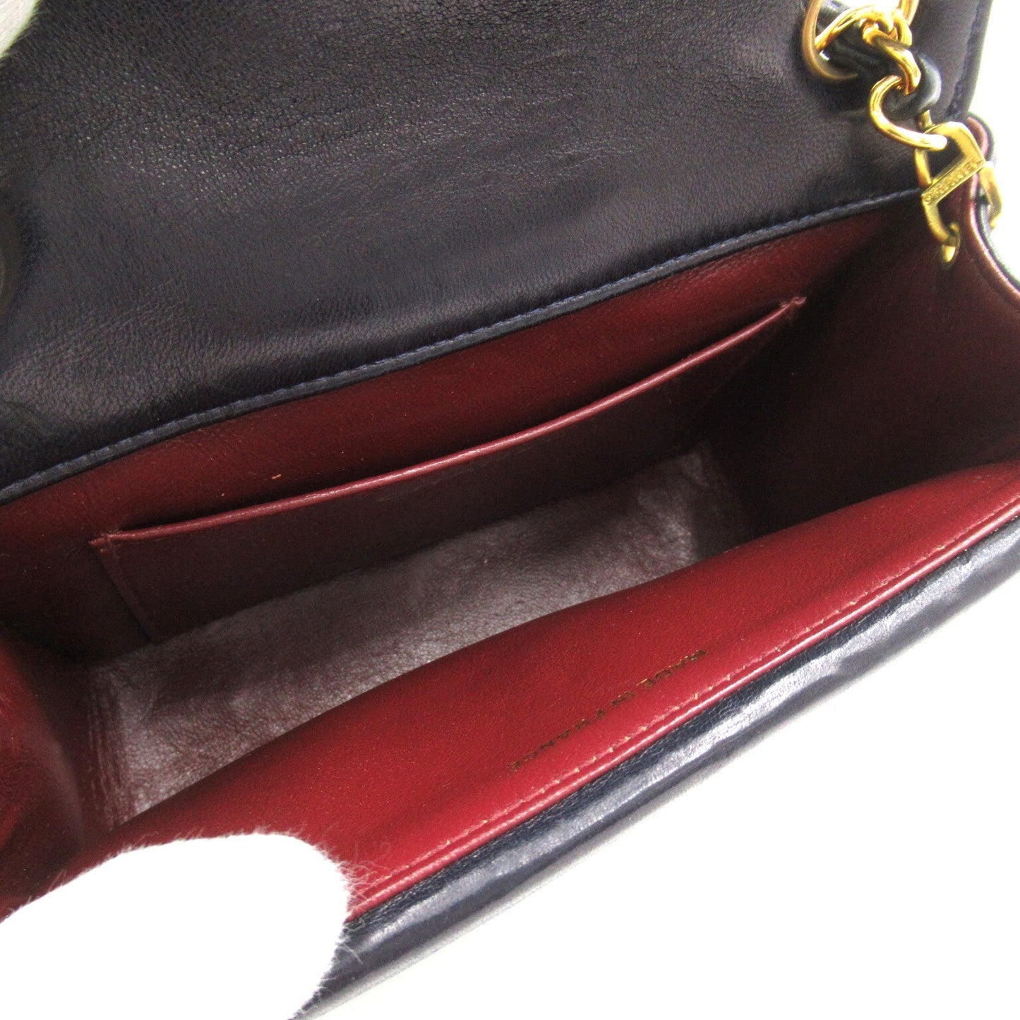 Chanel Mademoiselle Chain Shoulder Bag Leather Shoulder Bag 2417331 in New Condition