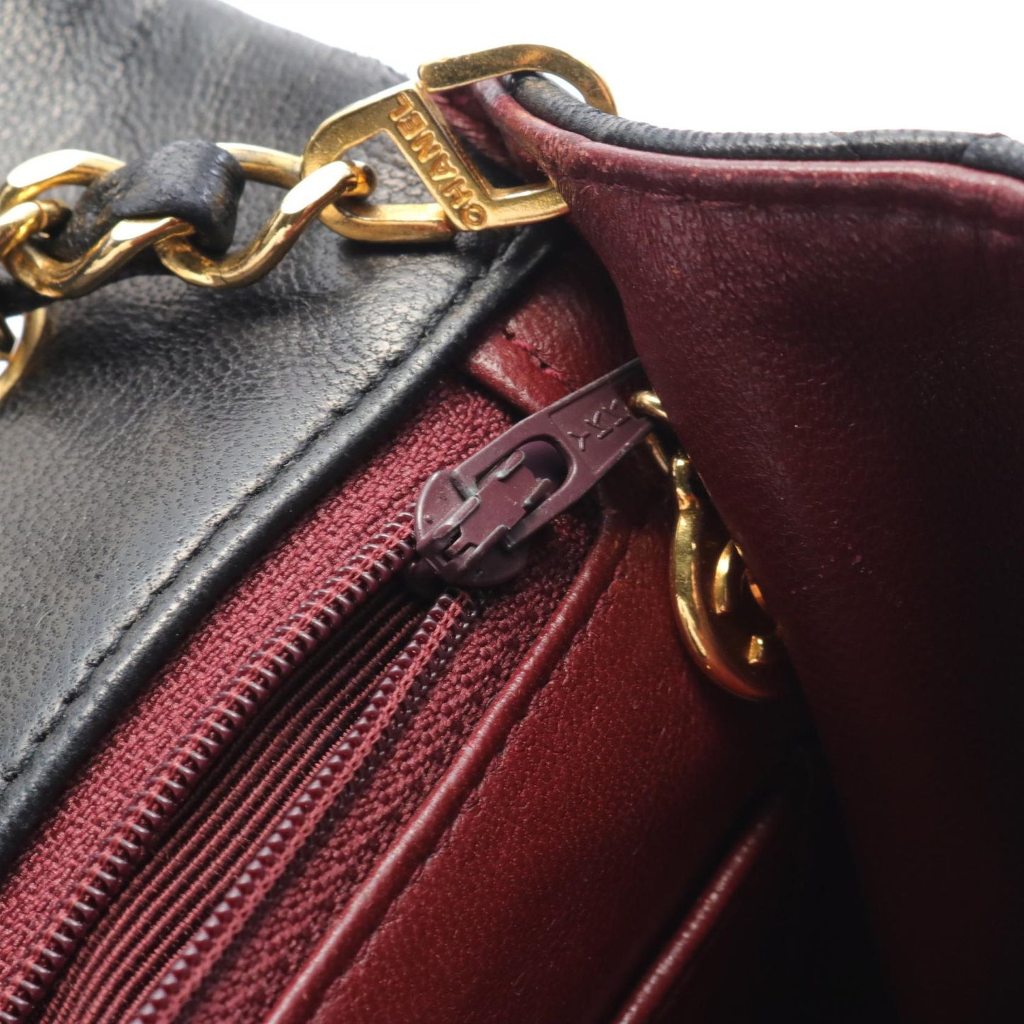 Chanel Matelasse Lambskin Shoulder Bag Black