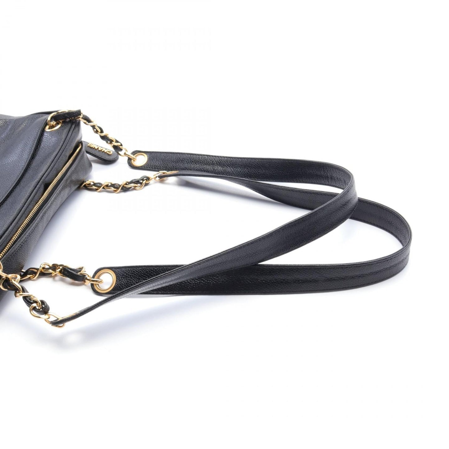 Chanel Caviar Triple CC Shoulder Bag Leather Shoulder Bag in New Condition