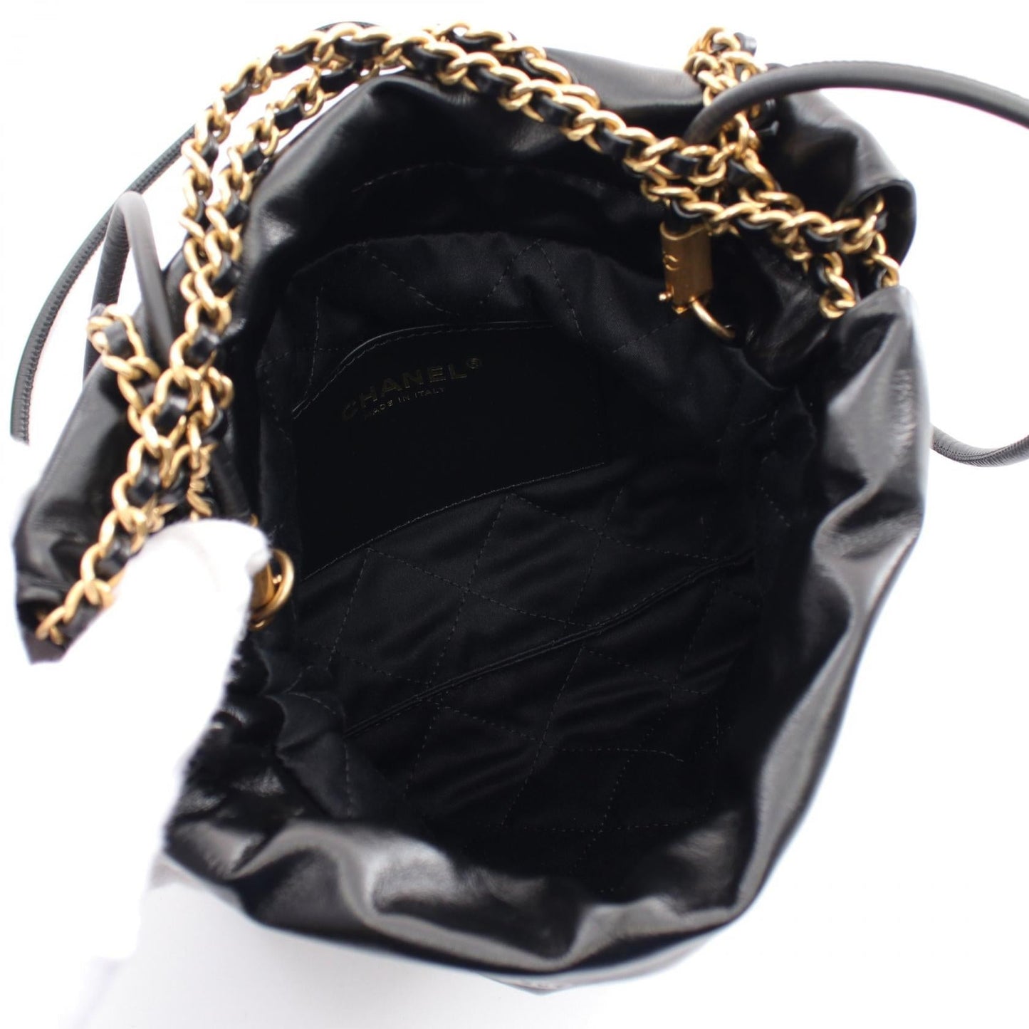 Chanel 22 Mini Lambskin Shoulder Bag AS3980