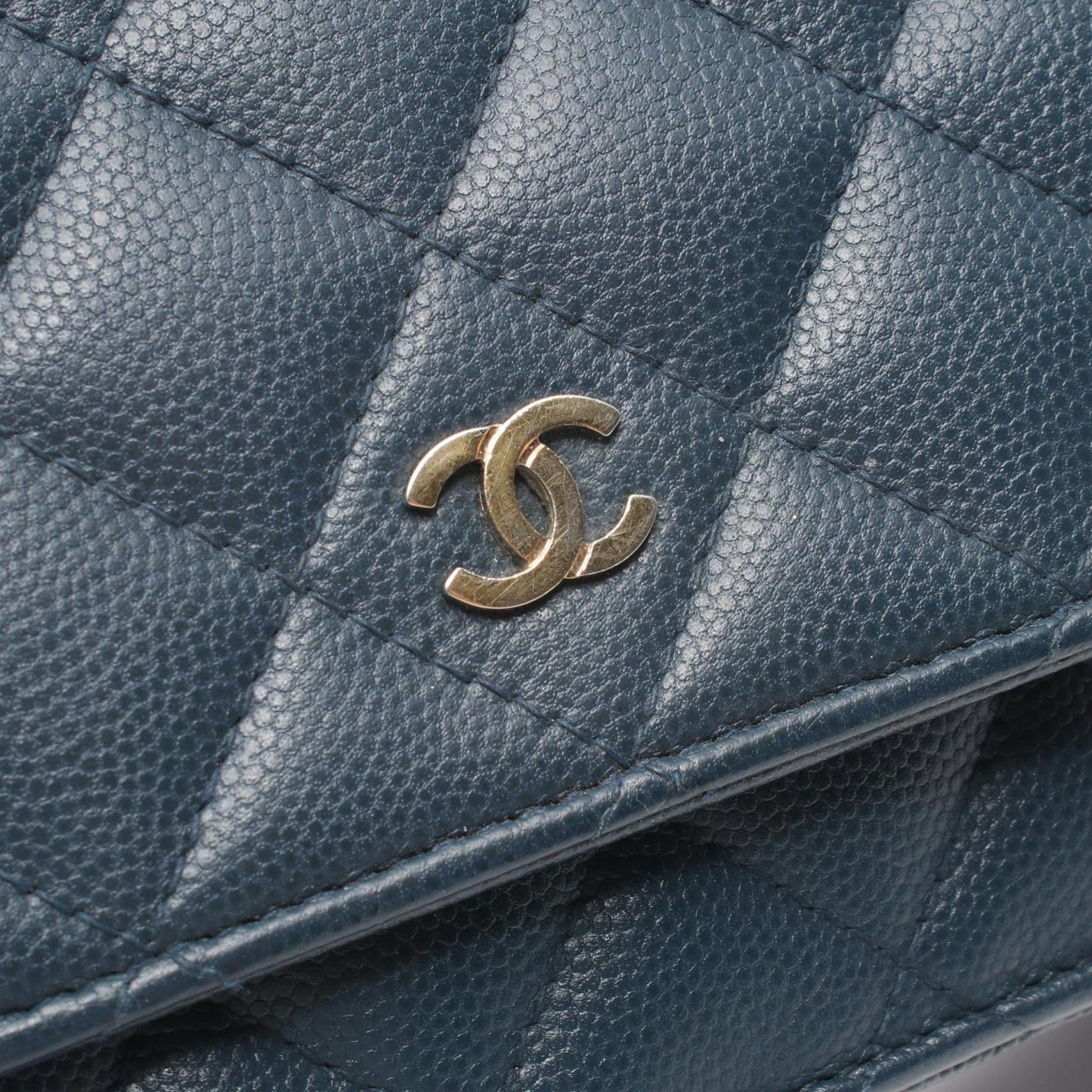 Chanel Caviar Skin Matelasse Shoulder Bag
