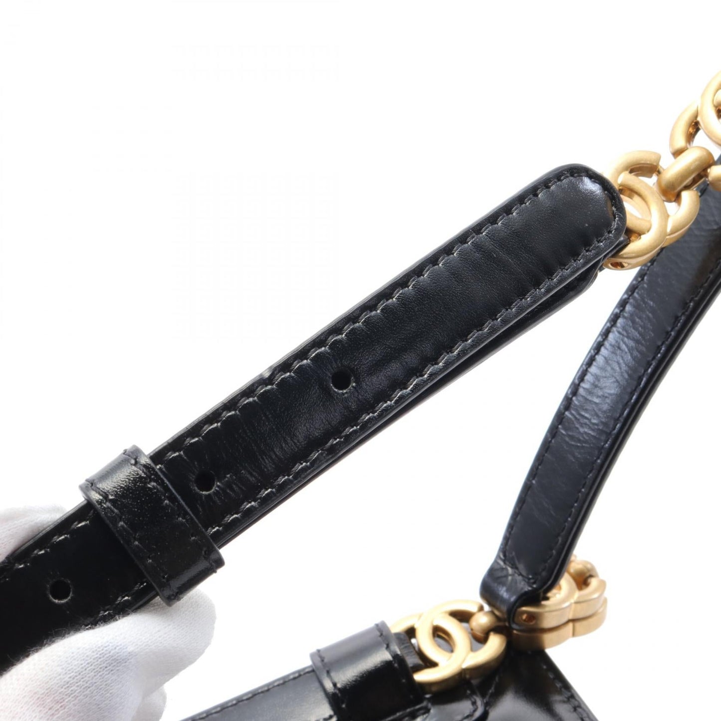Chanel Leather Suede Matelasse Waist Bag