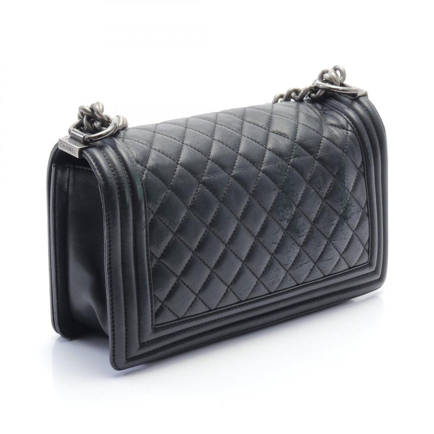 Chanel Boy Chanel Chain Shoulder Bag Leather Shoulder Bag A67086 in New Condition