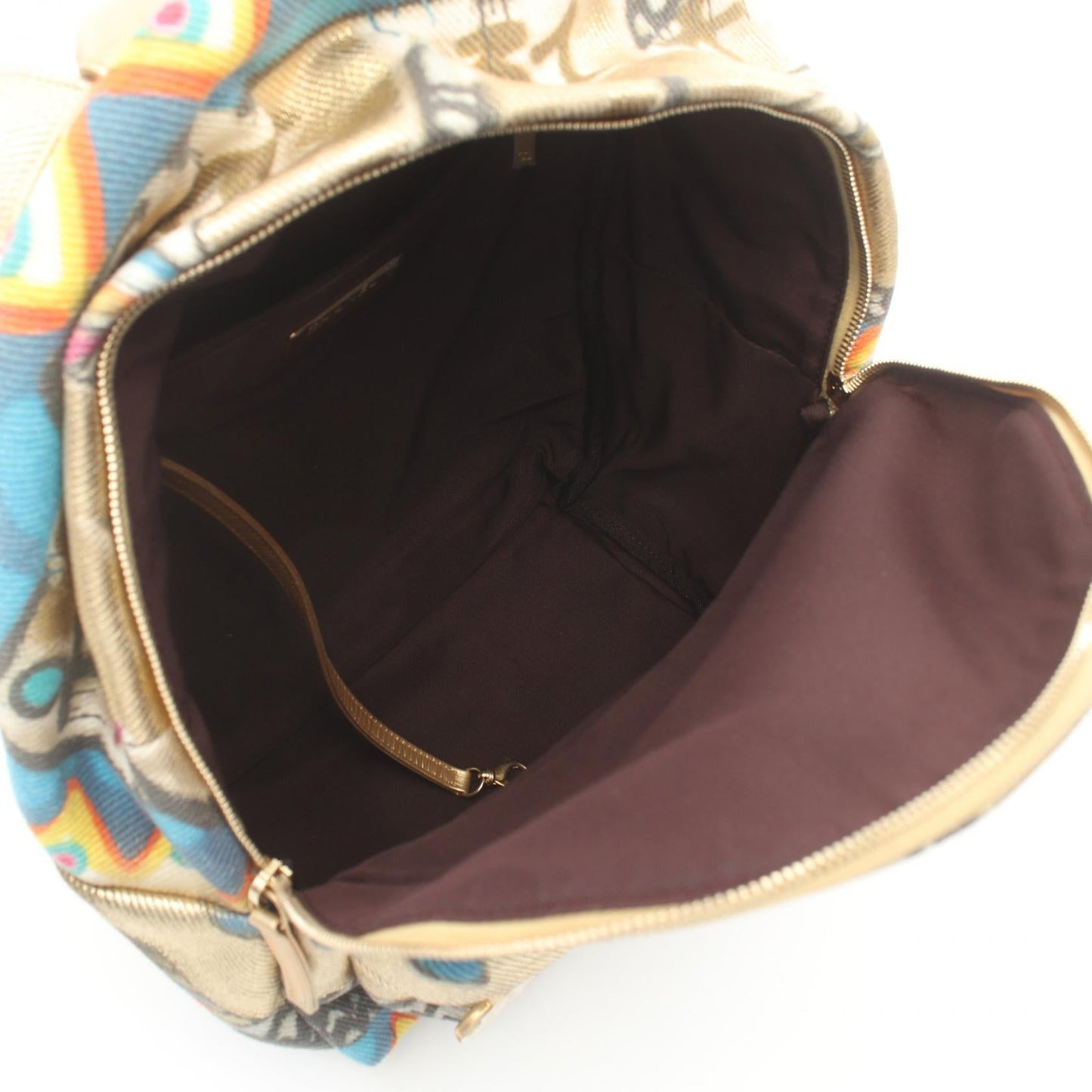 Chanel Canvas Leather Graffiti Backpack AS0867