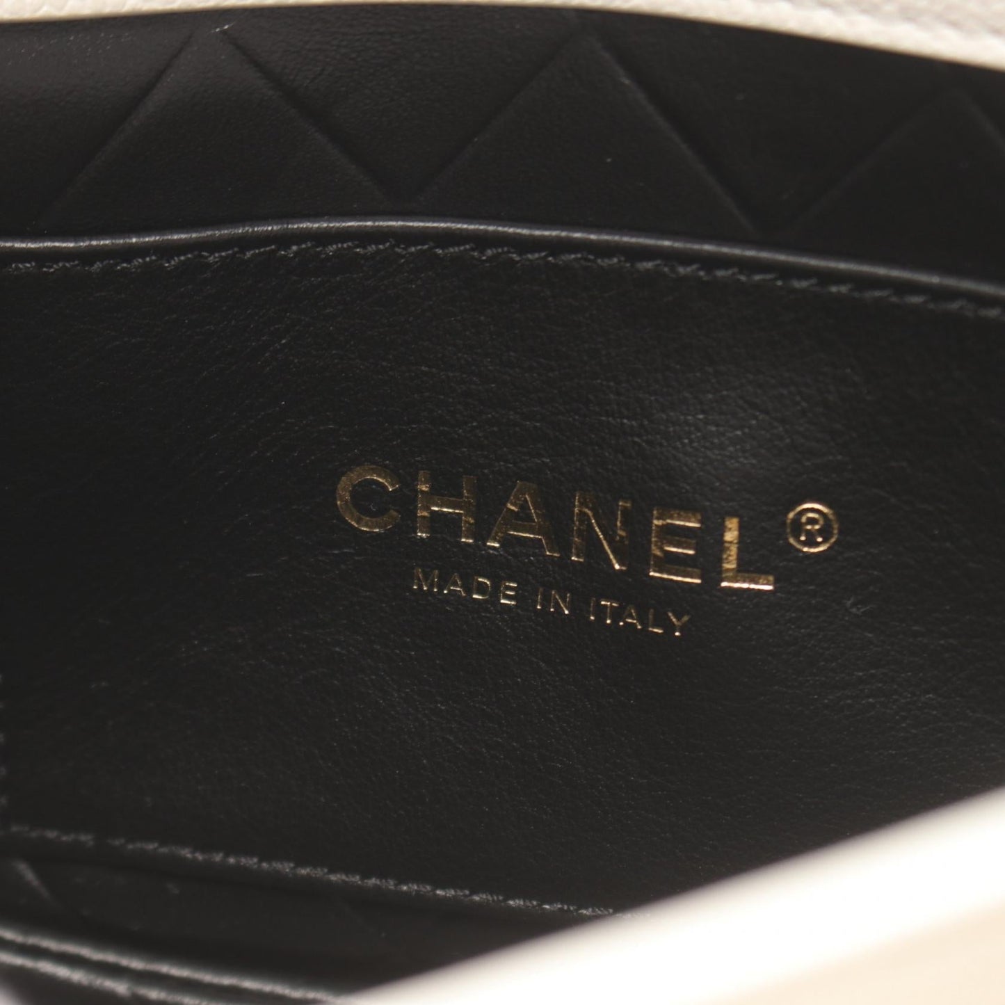 Chanel Matelasse Caviar Shoulder Bag White