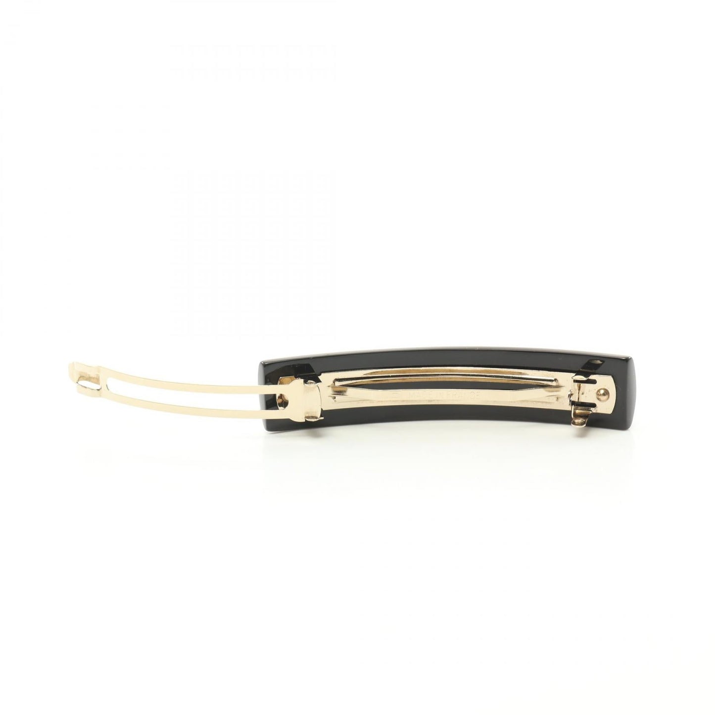 Chanel Coco Mark Plastic Hair Barrette