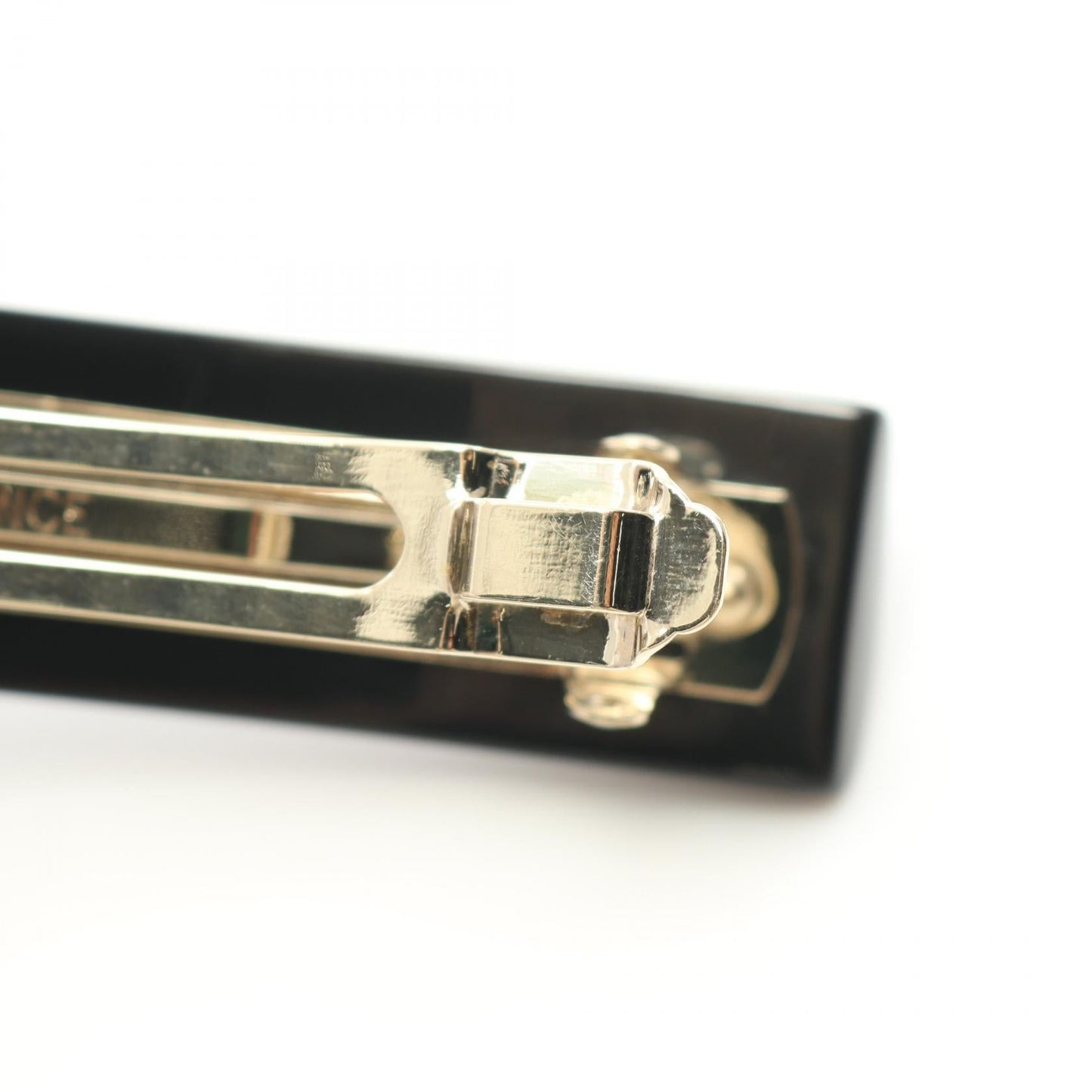 Chanel Coco Mark Plastic Hair Barrette