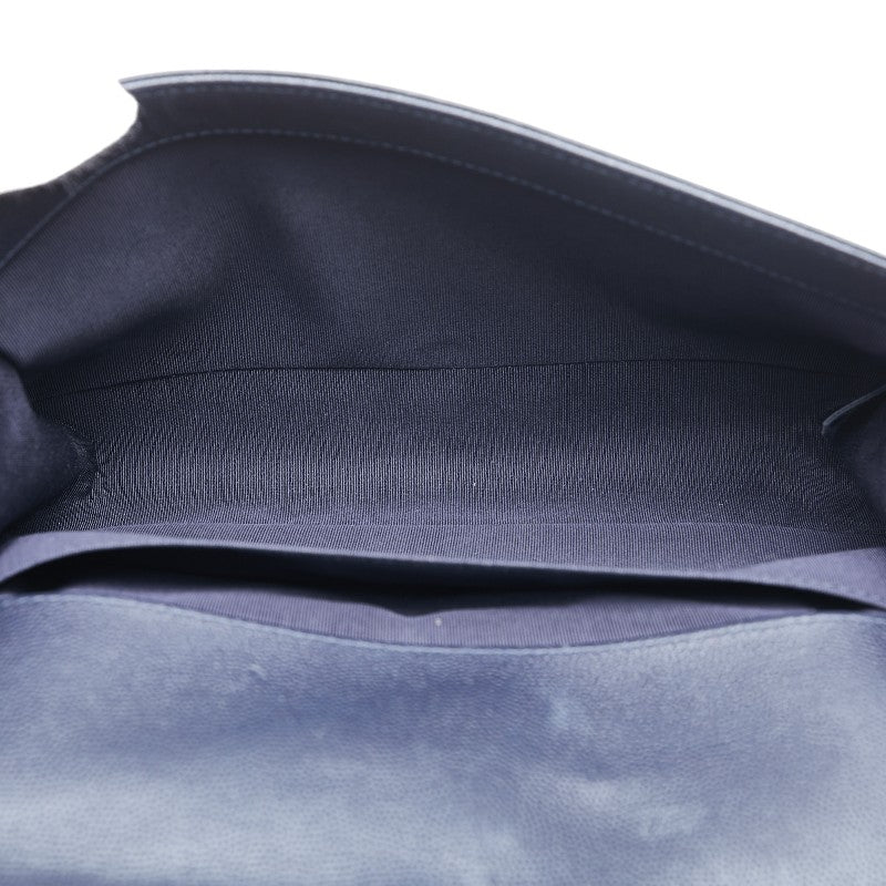 Chanel Boy Caviar Chain Shoulder Bag Navy