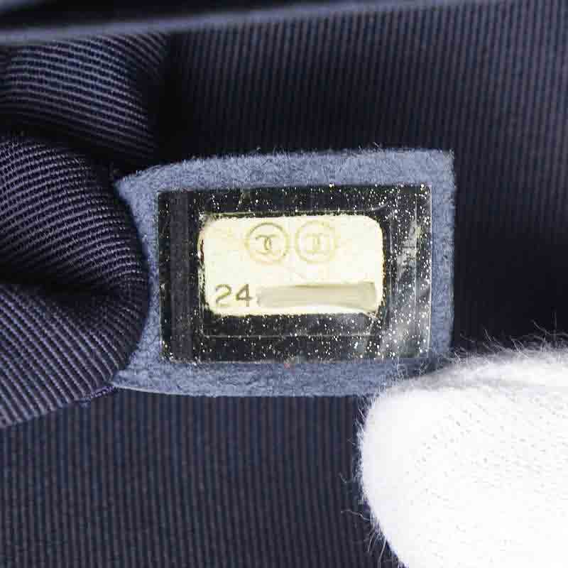 Chanel Boy Caviar Chain Shoulder Bag Navy