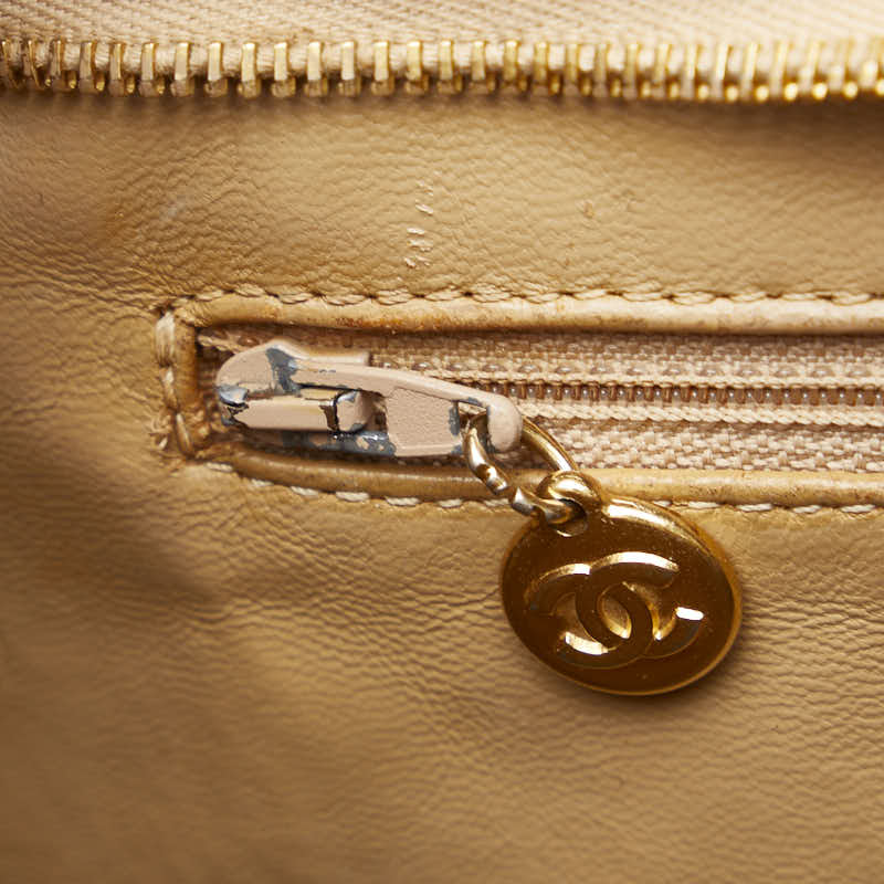 Chanel Caviar Skin Matelasse Medallion Tote Bag