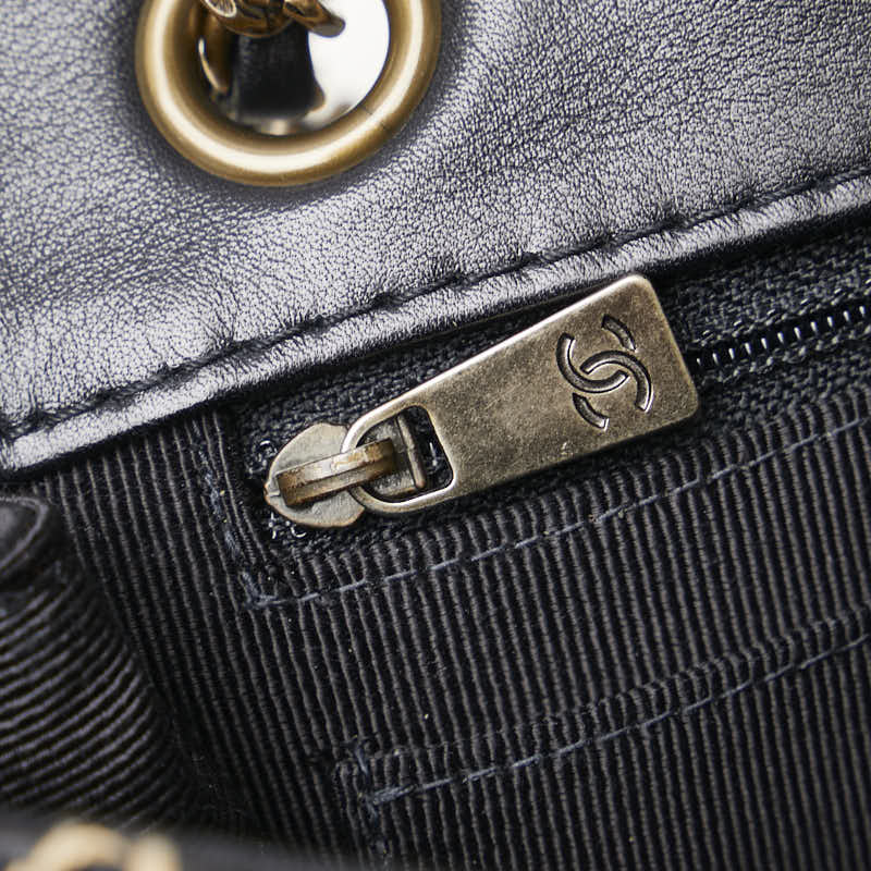 Chanel Leather Matelasse Wild Stitch Chain Shoulder Bag