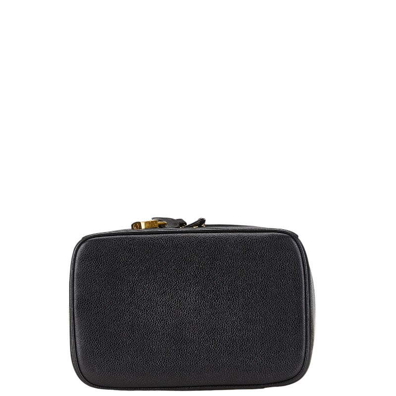 Chanel Caviar Skin Shoulder Vanity Bag