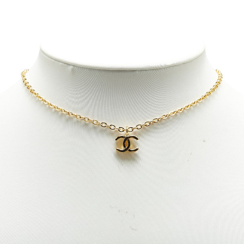Chanel Vintage Coco Mark Necklace Gold