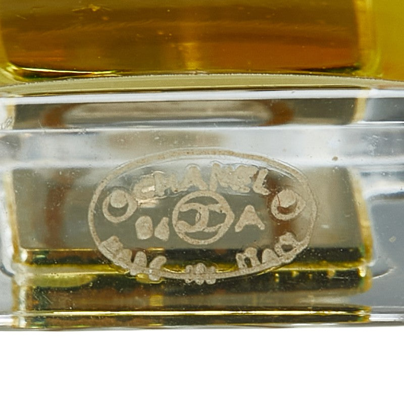Chanel Coco Mark Perfume Bottle Earrings Gold