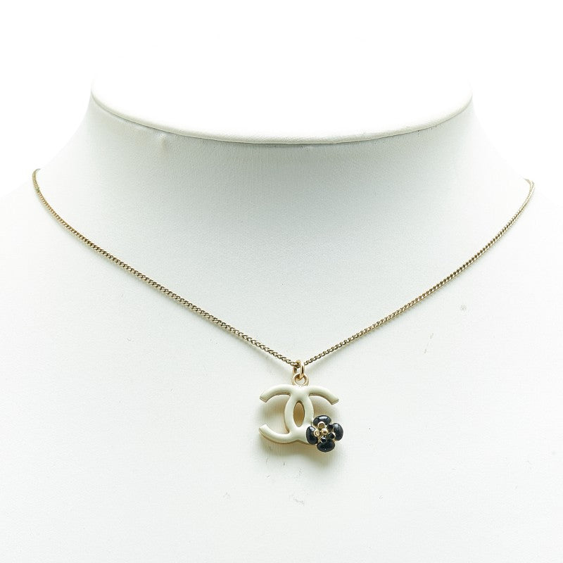 Chanel Camellia Necklace Gold Plated