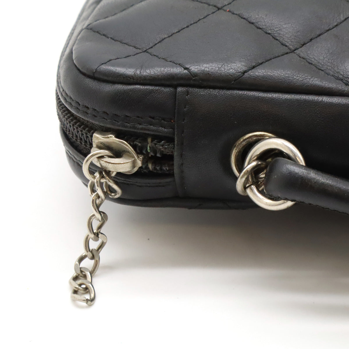 Chanel Cambon Line Coco Mark Shoulder Bag Black