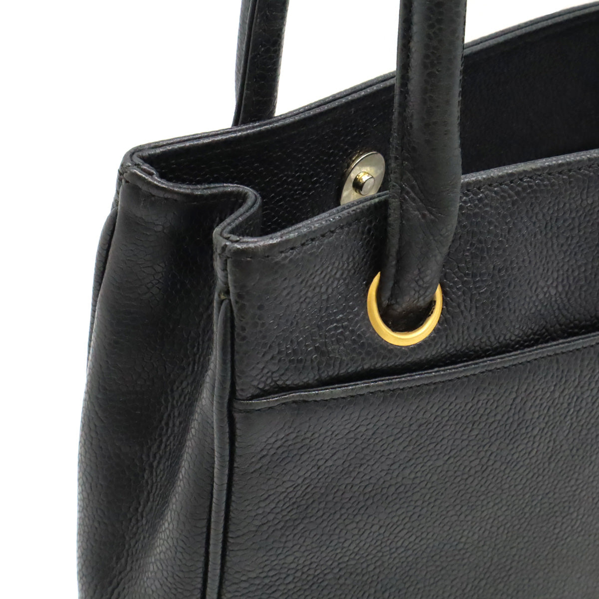 Chanel Caviar Leather Coco Mark Tote Bag