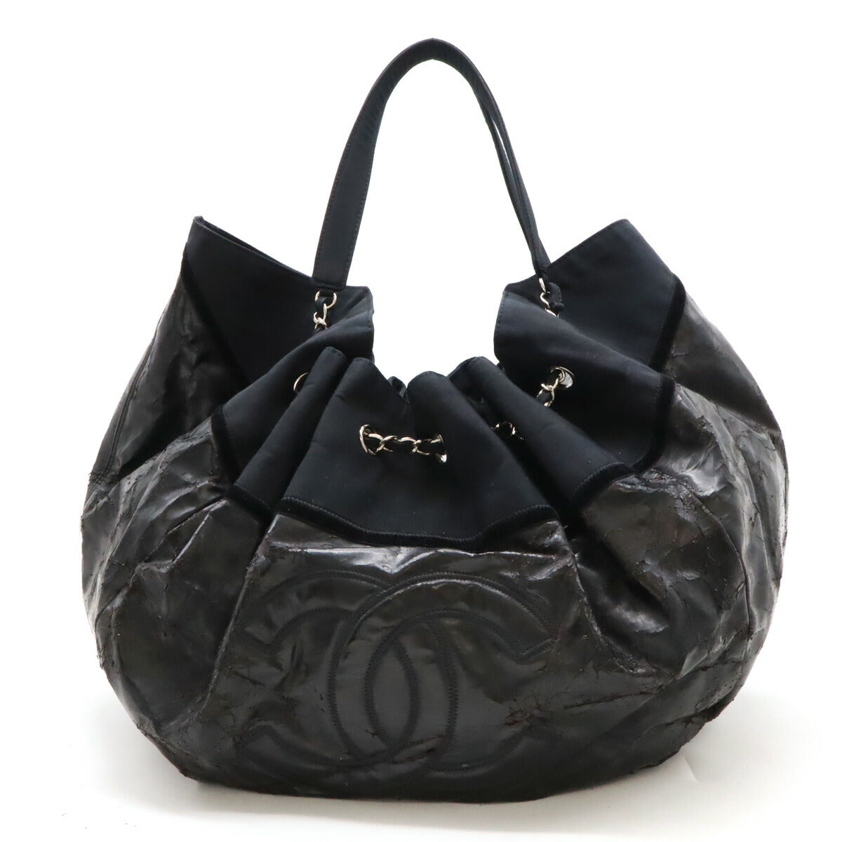 Chanel Coco Cabas Shoulder Bag Black