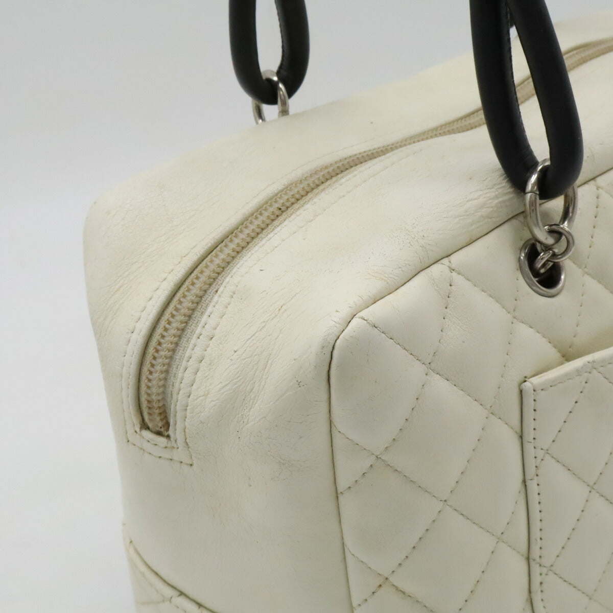 Chanel Cambon Line Bowling Bag Leather