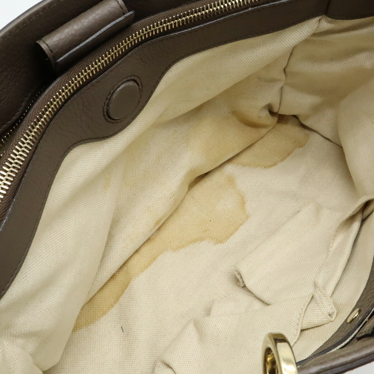 Gucci Bamboo Shopper Medium Leather Tote Bag