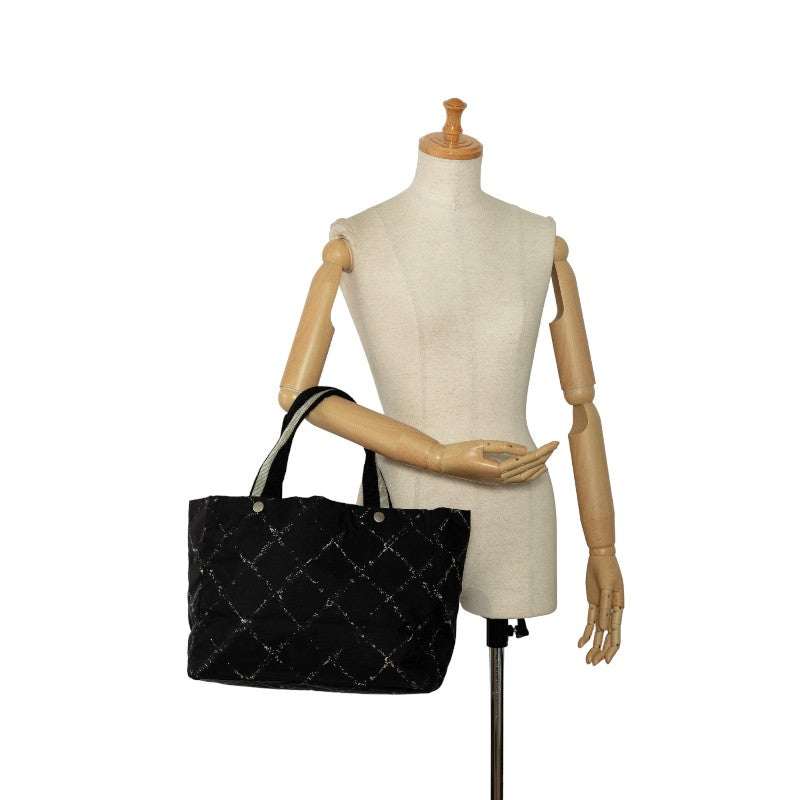 Chanel Nylon Tote Bag Black