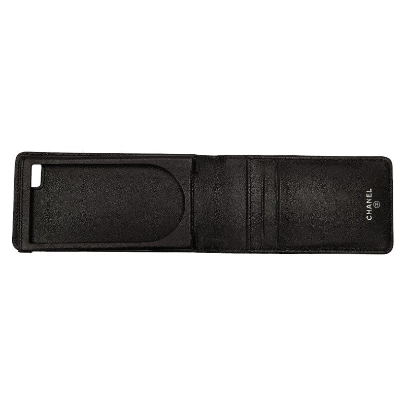 Chanel Caviar Skin Coco Mark iPhone 4 Case Black