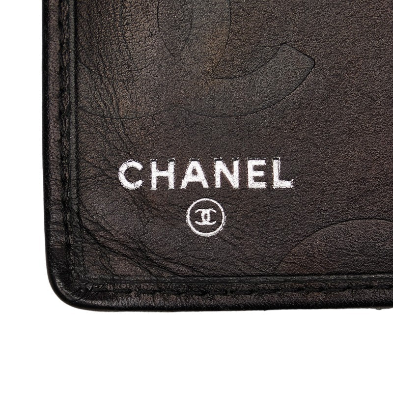Chanel Cambon Line Coco Mark Leather Wallet