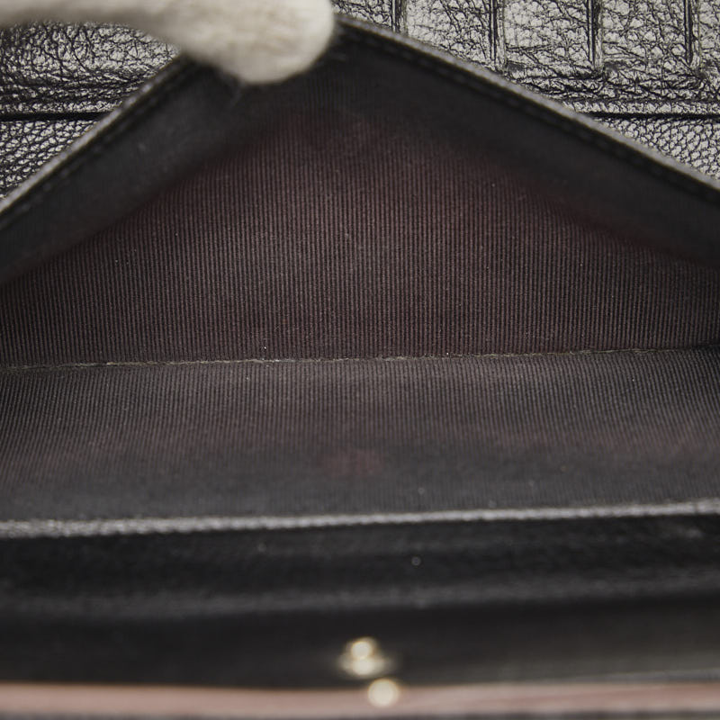 Chanel Bicolor Leather Long Wallet
