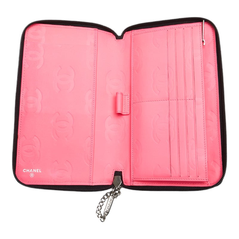 Chanel Cambon Line Lambskin Long Wallet