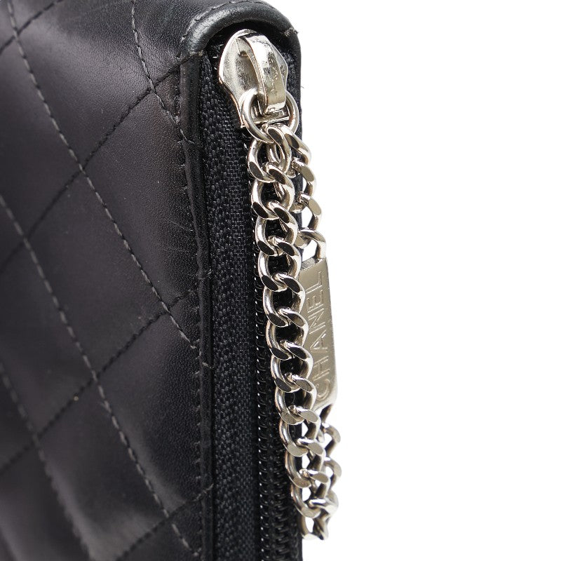 Chanel Cambon Line Lambskin Long Wallet